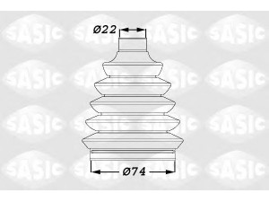 SASIC 1900011 gofruotoji membrana, kardaninis velenas 
 Ratų pavara -> Gofruotoji membrana
3293A3