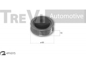 TREVI AUTOMOTIVE KA1187 V formos rumbuotas diržas, komplektas 
 Techninės priežiūros dalys -> Techninės priežiūros intervalai
