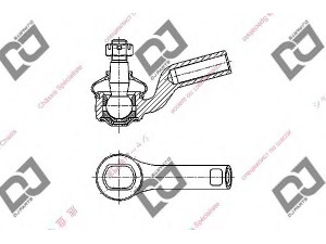 DJ PARTS DE1348 skersinės vairo trauklės galas 
 Vairavimas -> Vairo mechanizmo sujungimai
48520-27N25, 48520-VH025