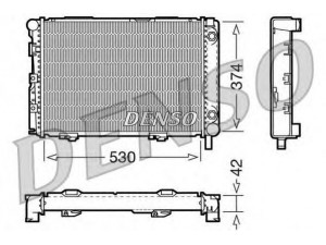 DENSO DRM17026 radiatorius, variklio aušinimas 
 Aušinimo sistema -> Radiatorius/alyvos aušintuvas -> Radiatorius/dalys
1245002403