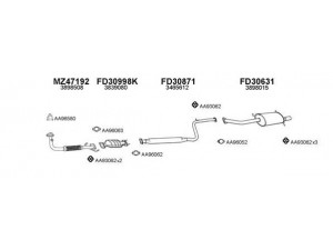 VENEPORTE 300384 išmetimo sistema