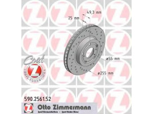 ZIMMERMANN 590.2561.52 stabdžių diskas 
 Dviratė transporto priemonės -> Stabdžių sistema -> Stabdžių diskai / priedai
43512-20470, 43512-20480, 43512-20700