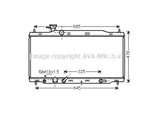 AVA QUALITY COOLING HD2226 radiatorius, variklio aušinimas 
 Aušinimo sistema -> Radiatorius/alyvos aušintuvas -> Radiatorius/dalys
19010RZPG51