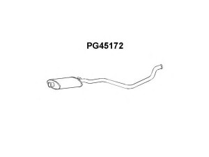 VENEPORTE PG45172 priekinis duslintuvas 
 Išmetimo sistema -> Duslintuvas
172865, 172892