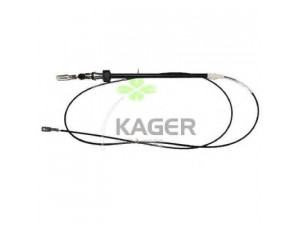 KAGER 19-6282 trosas, stovėjimo stabdys 
 Stabdžių sistema -> Valdymo svirtys/trosai
9044200385, 2D0609701C