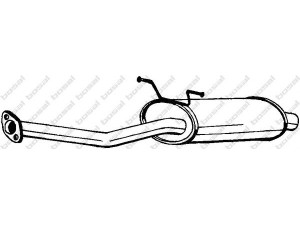 BOSAL 177-179 vidurinis duslintuvas 
 Išmetimo sistema -> Duslintuvas
MB 376766, MB 431399, MB 868929