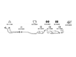 HJS Vo_114 išmetimo sistema 
 Išmetimo sistema -> Išmetimo sistema, visa