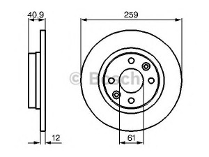 BOSCH 0 986 479 B79 stabdžių diskas 
 Dviratė transporto priemonės -> Stabdžių sistema -> Stabdžių diskai / priedai
60 01 547 683, 77 01 208 252, 60 01 547 683