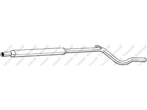 BOSAL 282-791 vidurinis duslintuvas 
 Išmetimo sistema -> Duslintuvas
1728.31, 1728.81