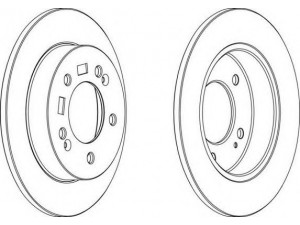 FERODO DDF1874 stabdžių diskas 
 Dviratė transporto priemonės -> Stabdžių sistema -> Stabdžių diskai / priedai
584111P300