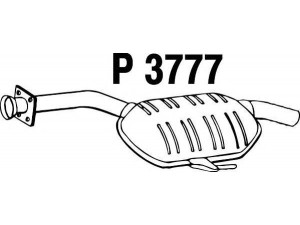 FENNO P3777 vidurinis duslintuvas 
 Išmetimo sistema -> Duslintuvas
1404900915