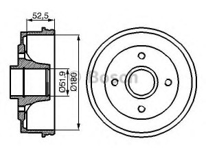 BOSCH 0 986 477 076 stabdžių būgnas 
 Stabdžių sistema -> Būgninis stabdys -> Stabdžių būgnas
77 00 757 354, 77 00 783 392