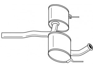 AKS DASIS SG50445 vidurinis duslintuvas