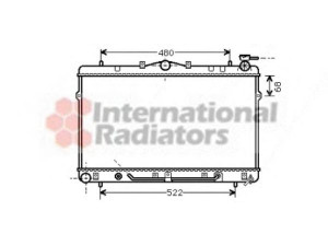 VAN WEZEL 82002044 radiatorius, variklio aušinimas 
 Aušinimo sistema -> Radiatorius/alyvos aušintuvas -> Radiatorius/dalys
25310-29700, 2531029700, 2531029750