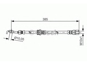 BOSCH 1 987 481 385 stabdžių žarnelė 
 Stabdžių sistema -> Stabdžių žarnelės
96 404 803, 96 549 725, 96404803