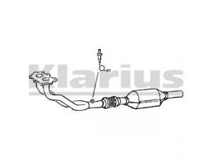 KLARIUS 380265 katalizatoriaus keitiklis 
 Išmetimo sistema -> Katalizatoriaus keitiklis
1J0254507DX, 1J1253058MX, 1J1253058NV