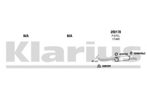 KLARIUS 630111E išmetimo sistema 
 Išmetimo sistema -> Išmetimo sistema, visa