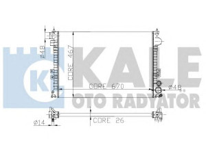 KALE OTO RADYATÖR 242600 radiatorius, variklio aušinimas 
 Aušinimo sistema -> Radiatorius/alyvos aušintuvas -> Radiatorius/dalys
1301.Y4, 1301.Y5, 1301.Y6, 1301.Y7