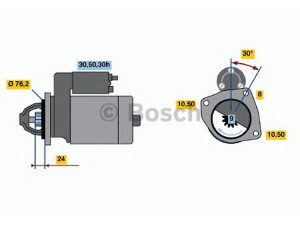 BOSCH 0 986 014 900 starteris 
 Elektros įranga -> Starterio sistema -> Starteris
12 41 1 714 750, 12 41 1 715 238