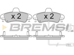 BREMSI BP2932 stabdžių trinkelių rinkinys, diskinis stabdys 
 Techninės priežiūros dalys -> Papildomas remontas
1088938, 1129986, 1204852, 1500668