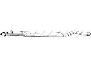 BOSAL 284-817 vidurinis duslintuvas 
 Išmetimo sistema -> Duslintuvas
18 12 1 245 329, 18 12 1 246 022