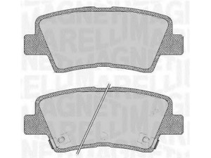 MAGNETI MARELLI 363916060750 stabdžių trinkelių rinkinys, diskinis stabdys