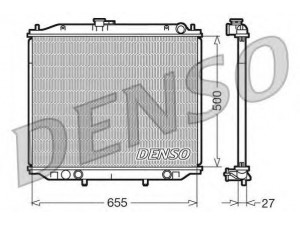 DENSO DRM46020 radiatorius, variklio aušinimas 
 Aušinimo sistema -> Radiatorius/alyvos aušintuvas -> Radiatorius/dalys
214107F000, 214107F000