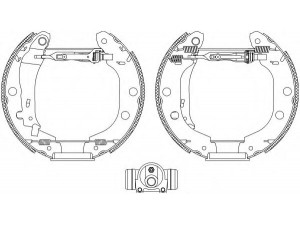 HELLA PAGID 8DB 355 004-601 stabdžių trinkelių komplektas 
 Techninės priežiūros dalys -> Papildomas remontas
440603J325, 440607E625, 7701205517
