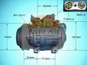 AUTO AIR GLOUCESTER 14-6240R kompresorius, oro kondicionierius 
 Oro kondicionavimas -> Kompresorius/dalys
0002301111, 1021300115, 1021310001