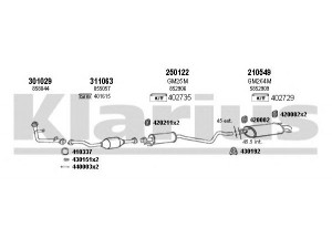 KLARIUS 390901E išmetimo sistema 
 Išmetimo sistema -> Išmetimo sistema, visa