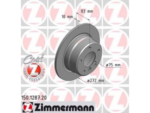 ZIMMERMANN 150.1287.20 stabdžių diskas 
 Dviratė transporto priemonės -> Stabdžių sistema -> Stabdžių diskai / priedai
3421 1 163 845, 3421 1 164 399