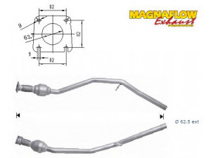 MAGNAFLOW 61601D katalizatoriaus keitiklis 
 Išmetimo sistema -> Katalizatoriaus keitiklis
4721210AC, 4721210AD