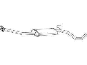 AKS DASIS SG38457 vidurinis duslintuvas