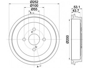 HELLA 8DT 355 301-901 stabdžių būgnas 
 Stabdžių sistema -> Būgninis stabdys -> Stabdžių būgnas
4243152070