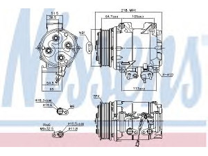 NISSENS 890128 kompresorius, oro kondicionierius 
 Oro kondicionavimas -> Kompresorius/dalys
38810-RBA-006, 38810PNB006