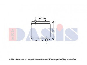 AKS DASIS 480075N radiatorius, variklio aušinimas 
 Aušinimo sistema -> Radiatorius/alyvos aušintuvas -> Radiatorius/dalys
4B3121202
