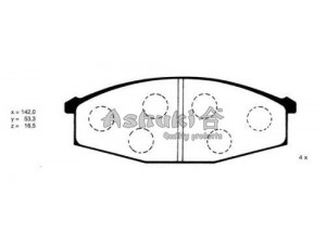 ASHUKI N009-50 stabdžių trinkelių rinkinys, diskinis stabdys 
 Techninės priežiūros dalys -> Papildomas remontas
V9118N040, 0 986 468 630/BOSCH