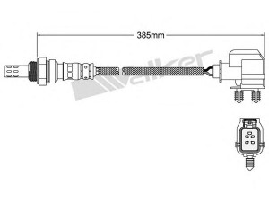 WALKER PRODUCTS 250-24294 lambda jutiklis
04686938AB