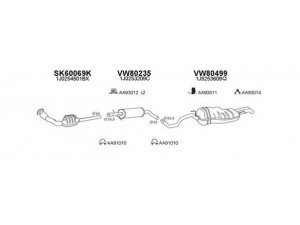 VENEPORTE 600056 išmetimo sistema 
 Išmetimo sistema -> Išmetimo sistema, visa