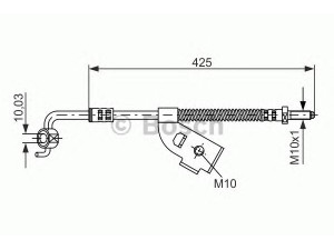 BOSCH 1 987 476 567 stabdžių žarnelė 
 Stabdžių sistema -> Stabdžių žarnelės
6483798, 6510342, 6881660, 6941704
