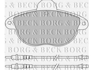 BORG & BECK BBP1455 stabdžių trinkelių rinkinys, diskinis stabdys 
 Techninės priežiūros dalys -> Papildomas remontas
425133, 425158, 425293, E172076