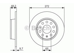 BOSCH 0 986 479 C20 stabdžių diskas 
 Dviratė transporto priemonės -> Stabdžių sistema -> Stabdžių diskai / priedai
1K0 615 601 AA, 1K0 615 601 AA