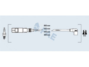 FAE 85874 uždegimo laido komplektas 
 Kibirkšties / kaitinamasis uždegimas -> Uždegimo laidai/jungtys
06A 035 255 C, 06A 905 409 N