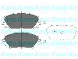 KAVO PARTS KBP-9097 stabdžių trinkelių rinkinys, diskinis stabdys 
 Techninės priežiūros dalys -> Papildomas remontas
044650D130, 0446552190, 0446552240