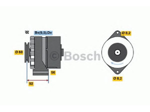 BOSCH 0 986 036 930 kintamosios srovės generatorius 
 Elektros įranga -> Kint. sr. generatorius/dalys -> Kintamosios srovės generatorius
46231676, 7581975, 7581995, 7581975