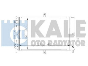 KALE OTO RADYATÖR 166200 radiatorius, variklio aušinimas 
 Aušinimo sistema -> Radiatorius/alyvos aušintuvas -> Radiatorius/dalys
2108 130 101210, 2108 130 101220