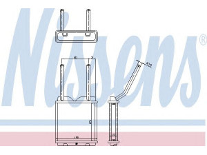 NISSENS 72653 šilumokaitis, salono šildymas 
 Šildymas / vėdinimas -> Šilumokaitis