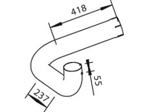 DINEX 24151 išleidimo kolektorius
105446, 111522-9