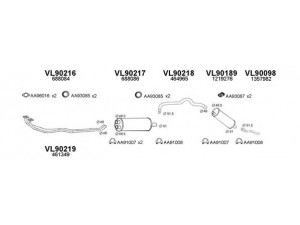 VENEPORTE 900084 išmetimo sistema 
 Išmetimo sistema -> Išmetimo sistema, visa