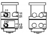 WABCO 461 315 497 0 stabdžių vožtuvas, darbinis stabdys
9461315497, N2612006172, 5001832863